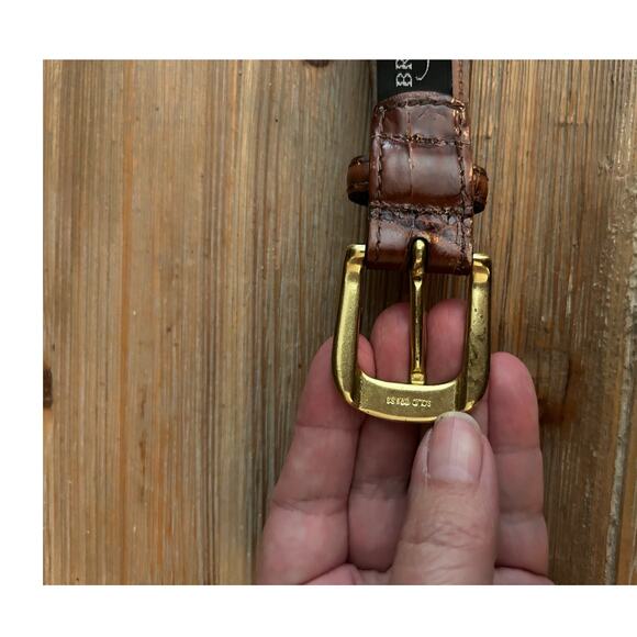 Brighton Mens leather and stretch rope woven belt Made in the USA, Size 42 - Picture 10 of 11